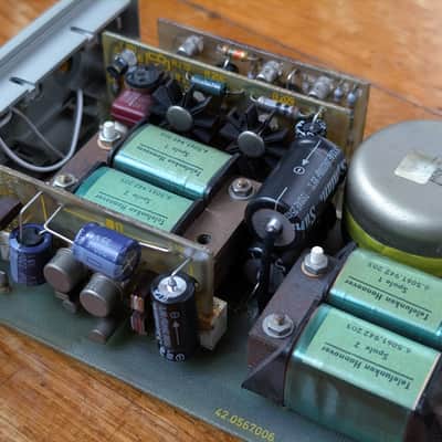 With audio demo: Vintage Telefunken V672 mic preamp - first version - variable gain 30 .. 60 dB - plug & play - fully recapped image 8
