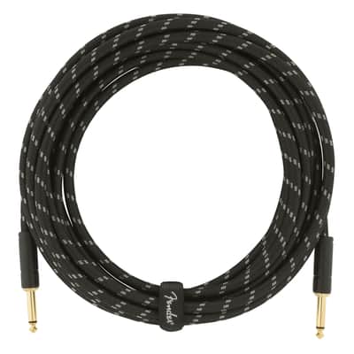 Fender Deluxe Series Instrument Cable 5.5m (Black Tweed) - Instrument Cable image 2