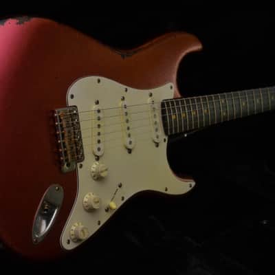 Fender Stratocaster Relic 2019 Custom Red Sparkle Lollar Blondes image 17