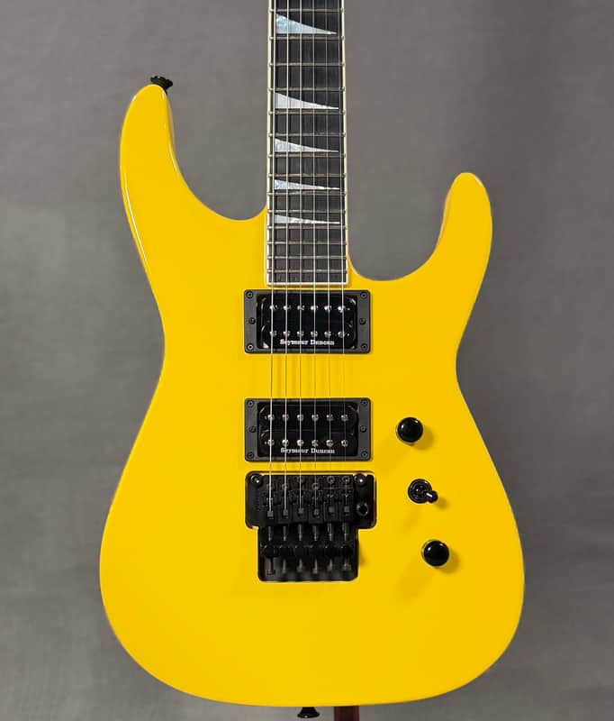 Jackson USA Custom Shop Soloist SL2H FR Graffiti Yellow 2020 w/ OHSC image 1