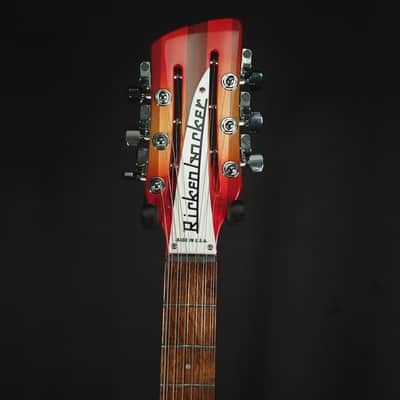 Rickenbacker 330/12 String Hollow Guitar Fireglo With Hard Shell Case image 6