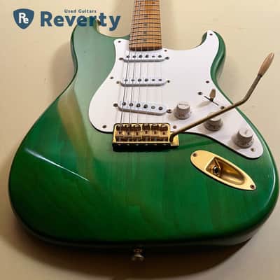 Fender Japan ST57-65G '57 Stratocaster Charcoal Green Burst Made in Japan 1993 image 7