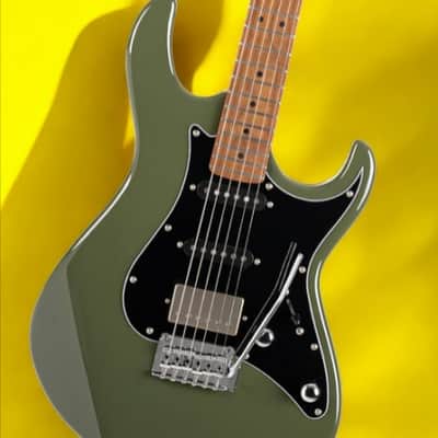 Cort G250SEODG G Series 250SE Electric Guitar. Olive Dark Green image 10