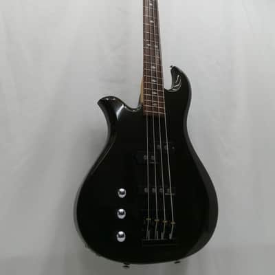 Lefty B.C. Rich JE Eagle Bass Guitar Black Gold Metallic Left Handed 34" Scale Diamond Inlays image 25