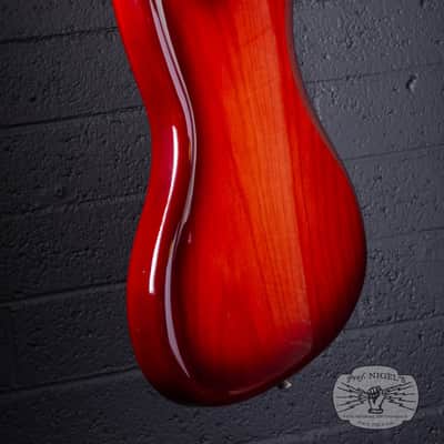 Tokai AJB118 Jazz Bass MIJ Trans Red Burst Ash Lightweight 8lb Made in Japan image 11