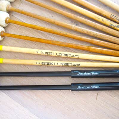 Timpani Mallets Lot (x5 pair + 1 single) Slingerland Ludwig Balter American Drum Liberty One image 2