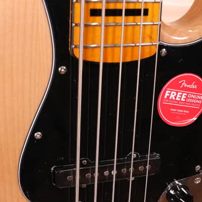 Squier Classic Vibe '70s Jazz Bass V 5-String Electric Bass - Maple Fingerboard, Natural image 5