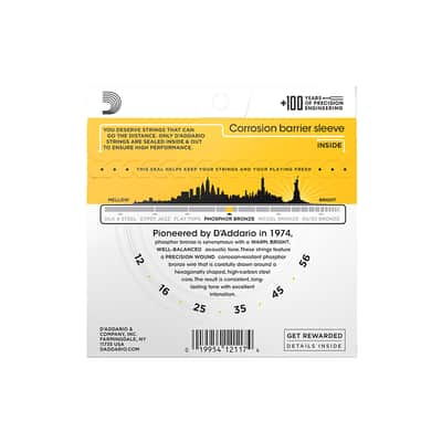D'Addario EJ19 .012-056 Bluegrass image 2