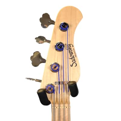 Used Sadowsky MetroLine 21-fret Hybrid P/J Bass, Swamp Ash Body, 4-string - Almond Sunburst Transparent Satin image 6