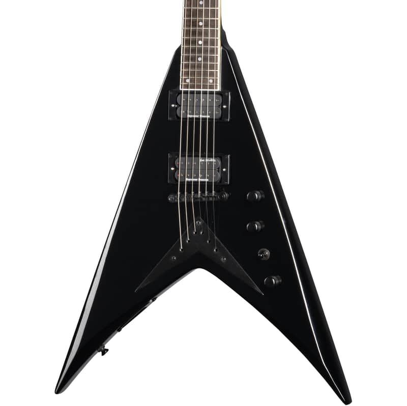 Kramer Dave Mustaine Vanguard Electric Guitar w/ Case - Ebony image 1