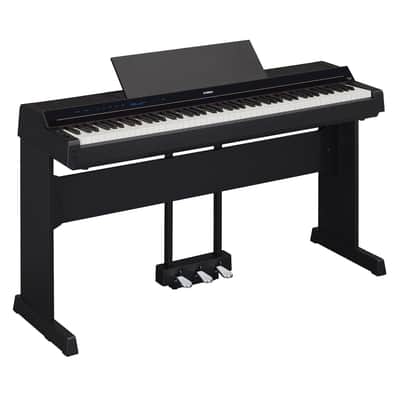 Yamaha P-S500B Digital Piano with L-300B Stand and LP-1B Triple Pedal - Black