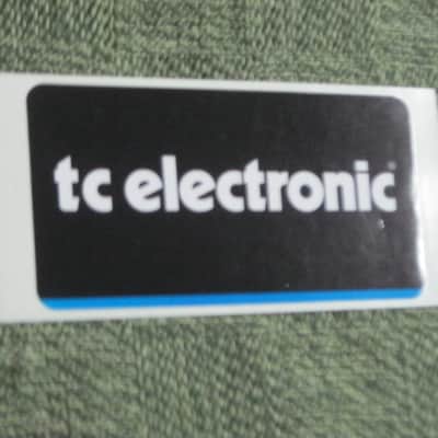 litely handled TC Electronic EMPTY Cardboard Box + original User's Manual & sticker for NDR-1 Nova Drive OD & Distortion (NO: pedal, adapter) late 2000s-early 2010s (part of 2 outer sides of BOX were spray painted white to cover water stains) image 24