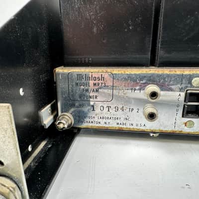 Vintage McIntosh MR73 Stereo AM/FM Tuner image 6