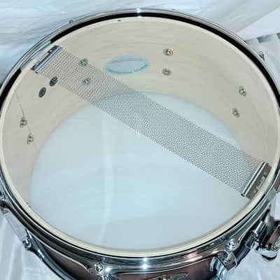 MP SPECIAL CUSTOM MAPLE SNARE DRUM Fresh - Crimson Ebony Satin image 8