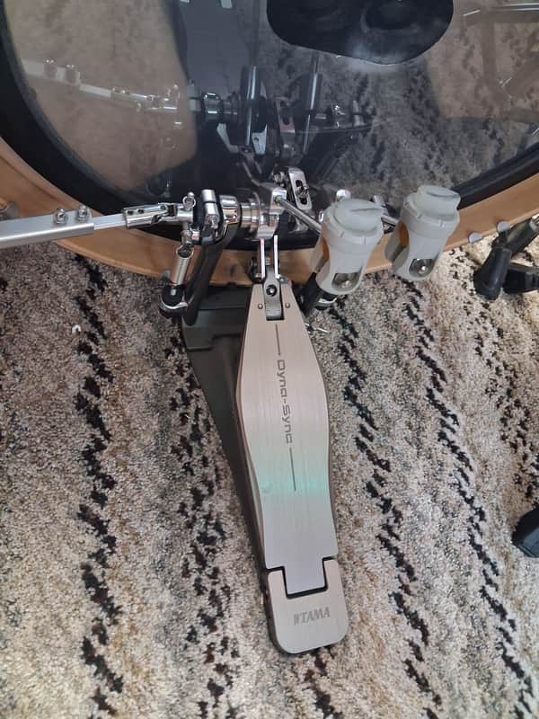 Tama HPDS1TW Dyna-Sync Direct Drive Double Bass Drum Pedal 2019 - Silver / Black image 1