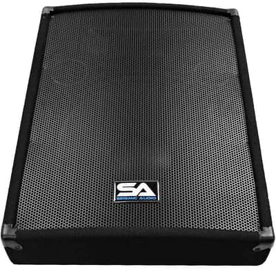 Powered 15" Floor Monitor PA DJ PRO Audio Band Speaker - Active 15 Inch Monitor image 3