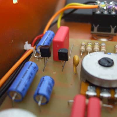 Colorsound rare orange 2021 OVERDRIVER Castledine fuzz distortion guitar pedal sola sound ZCD image 11