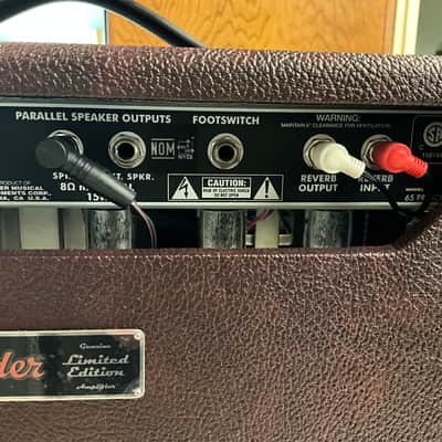 Fender '65 Princeton Reverb Reissue 15-Watt 1x12" Guitar Combo 2008 - Present - Bordeaux Reserve image 7