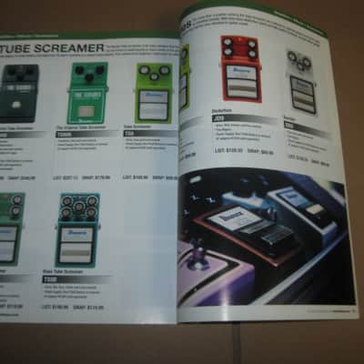 very lightly handed, near A+ genuine Ibanez 2013 Full Line Catalog (114 total pages) + a one page Amendments sheet (states "For Authorized Dealers Only") Color Pictures and B & W Text, Thin Quality Paper, Semi-Gloss Sheen, CATALOG - L: 11" x W: 8 & 1/4" image 22