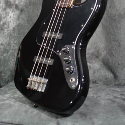 Fender Standard Jazz Bass Vintage 2000 Black Gloss w Rosewood Fretboard Hardshell Case & FAST Same Day Shipping image 6