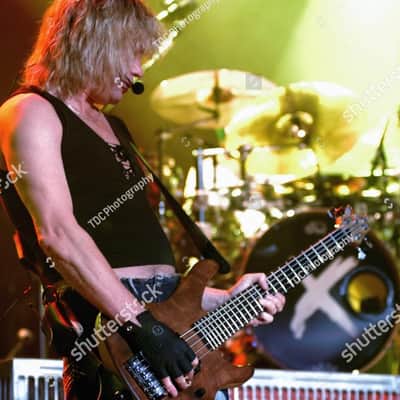 Rick Savage's, Def Leppard Washburn Bubinga 5-String Bass Guitar (RS #5020) Authenticated! image 16