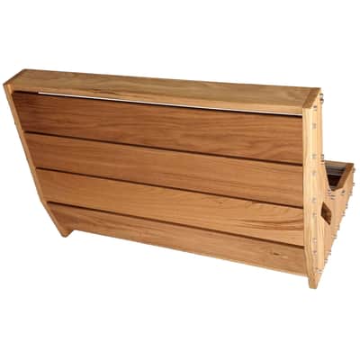 13U / 126hp Eurorack case VITA-slim • Rails + Threaded strips / Oak / Unpowered image 7