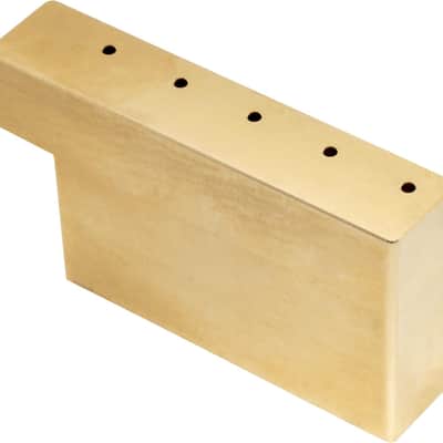Solid 32mm Fat Brass L Shape Tremolo Block for Locking Tremolo Bridge Electric Guitar image 2