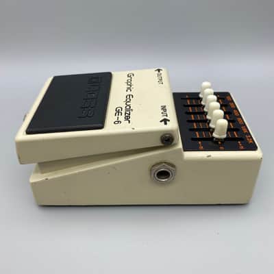 Boss GE-6 Graphic Equalizer (Black Label) 1977 - 1981 - Cream image 3