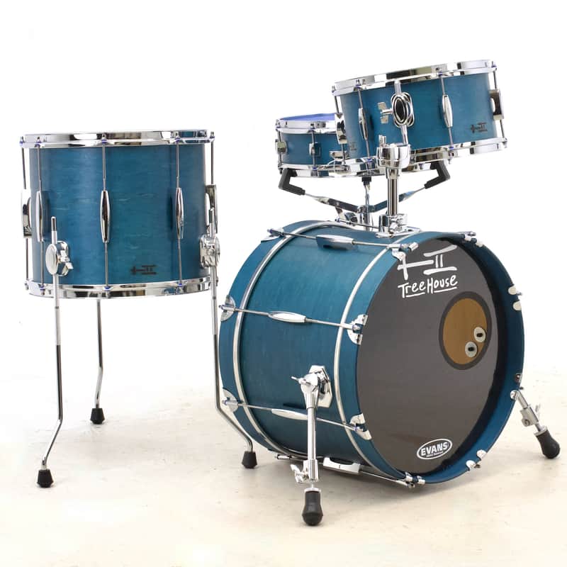 TreeHouse Custom Drums 4-piece Plied Maple Drumset "Punchy Funk" image 1