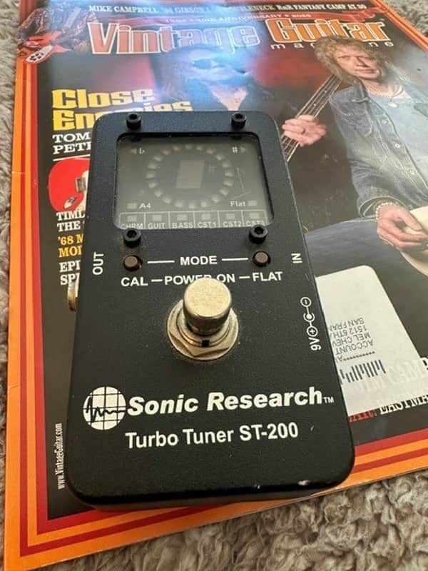 ギター SeinaSonicResearch Turbo TunerST-200 ギター