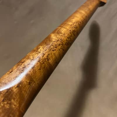 EXTREMELY RARE QUARTERSAWN ROASTED BIRDSEYE STRAT GUITAR NECK FITS FENDER & WARMOTH image 17