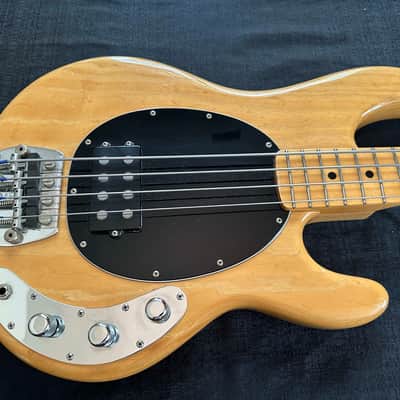 1982 Music Man Stingray Bass - Natural-OHSC image 8