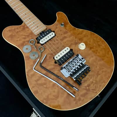 1997 Ernie Ball Music Man AXIS EX [EARLY Production MIJ Van Halen] Translucent GOLD Relic EVH D-Tuna image 23