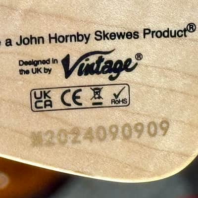 Vintage Guitars 30th Anniversary V6 Strat Overspray Relic Super Flame Neck Lake Placid Gun Hill Blue (Serial Number : M2024090909) image 8