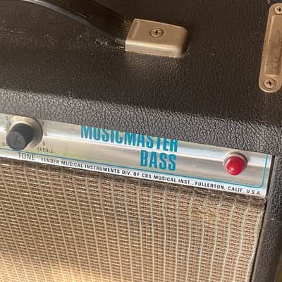 Fender CFA 7010 MUSICMASTER BASS AMP VINTAGE ORIGINAL image 13