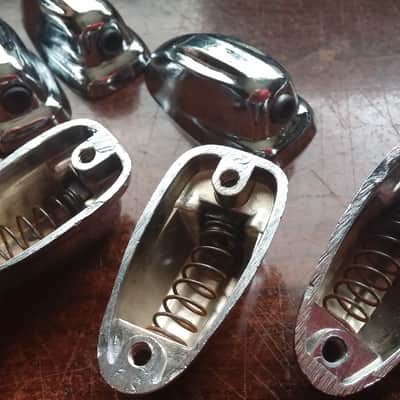 Pearl VINTAGE TOM  Drum Lugs Lug Casing HEAVY CAST MIJ PART Super Clean JAPAN 60s 70s image 4