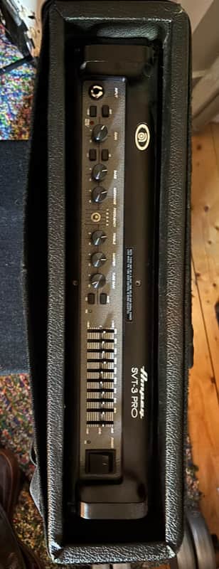 Ampeg SVT-3 PRO 450-Watt Rackmount Bass Amp Head 2007 - Present - Black image 1