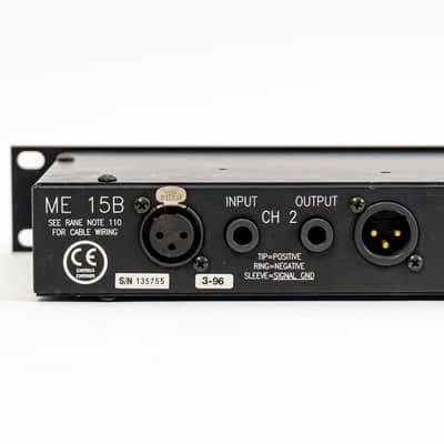 Rane ME15B - 2-Channel Graphic Equalizer EQ Rackmount image 6