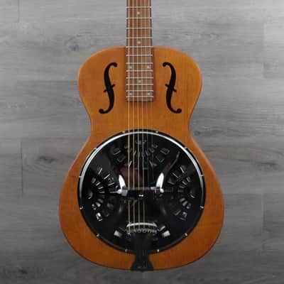 Dobro Epiphone Hound Dog Round Neck Vintage Brown w/ Chrome Hardware image 1