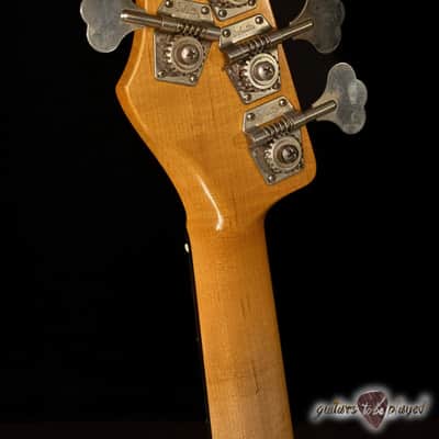 Shabat Tiger 5 String J-Bass w/ Ebony Fretboard – Cosmic Blue Colorshift image 6