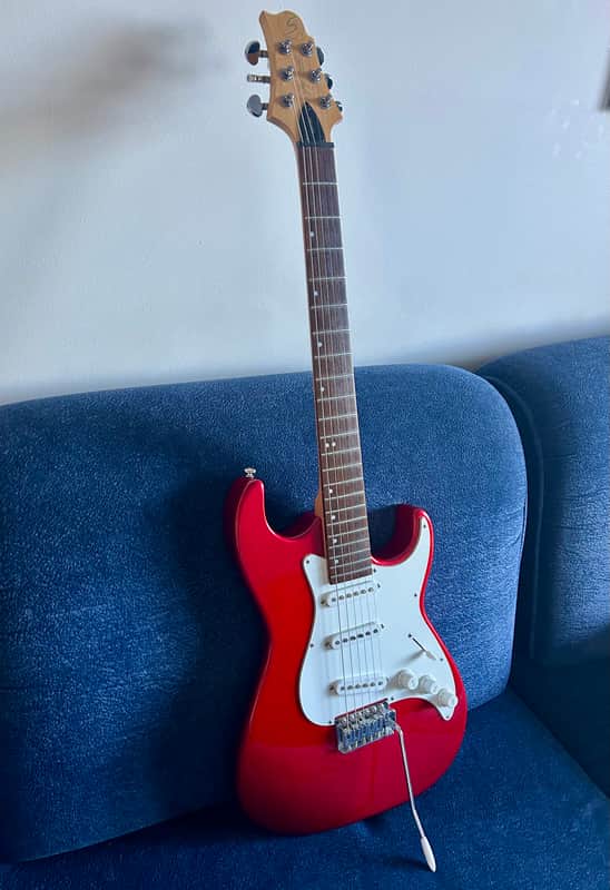 Samick Malibu Greg Bennett MB-1 2004 - Red image 1