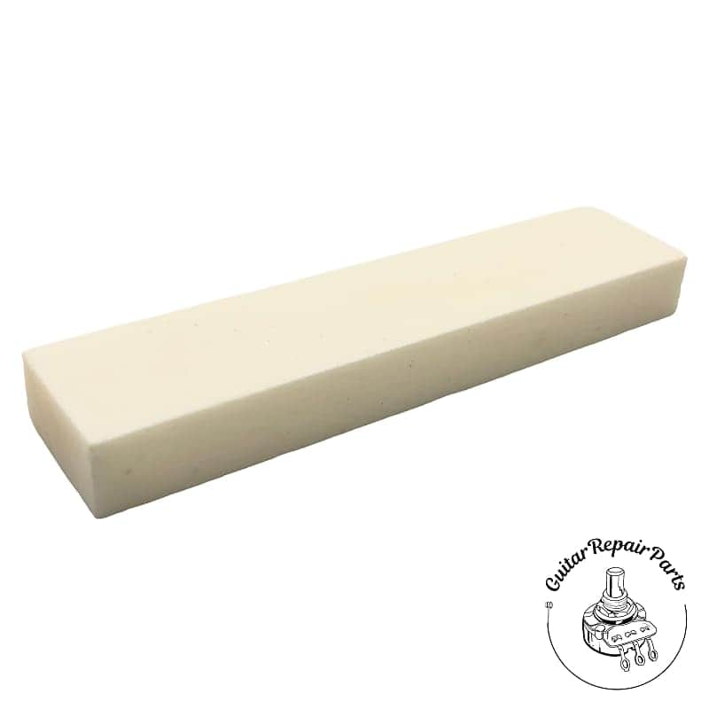 Bone Guitar Nut Blank 2.22" x .47" x .25" - Bleached Bone image 1