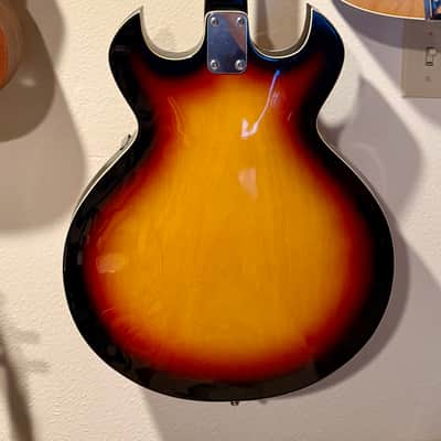 Maxitone Barney Kessel Ibanez 1960 Sunburst MIJ Aria Bruno Matsumoku w/ Gigbag! image 5