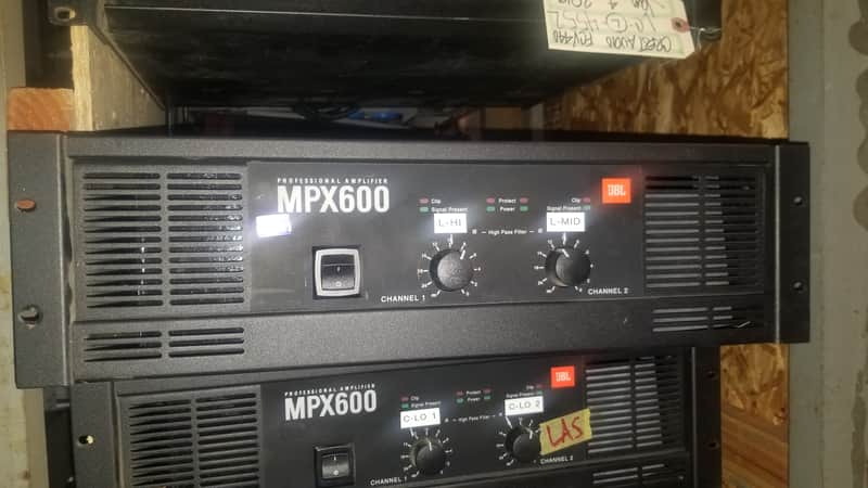 JBL MPX600 ジェービーエル ステレオ PROFESSIONAL JBL MPX600 2-Channel Amplifier 400-Watts RMS