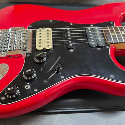 1977 Fender Stratocaster Dakota Red Kahler HSH American Vintage 70s 1970's DiMarzio USA Strat Custom Fiesta Red Guitar image 17