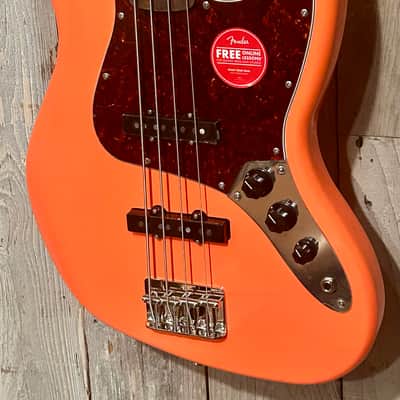 NEW Squier Classic Vibe '60s Jazz Bass - Tahitian Coral, Amazing Color ! , In Stock and Ready To Ship Fast! image 5