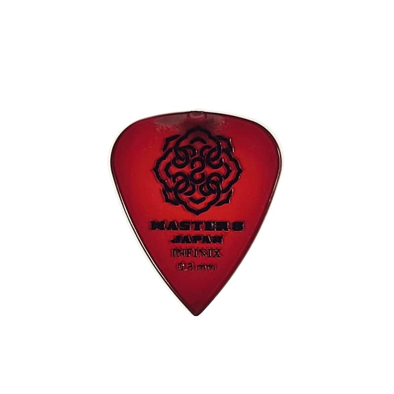 Master 8 Japan Infinix 351 Guitar Picks Medium 0.8mm 6-Pack image 1