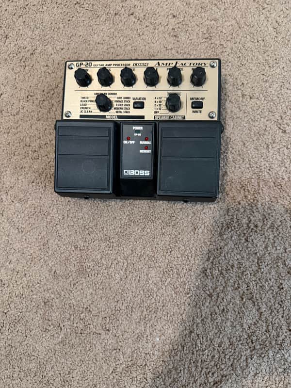 Boss GP-20 Amp Factory | Reverb