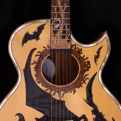 Blueberry Handmade Acoustic Guitar Jumbo Size Built to Order image 6