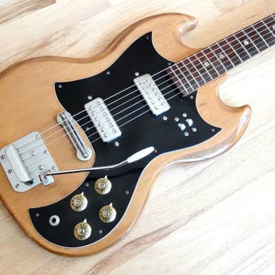 1960s Lyle SG Vintage Electric Guitar Japan Univox Coily Pickups Matsumoku w/gb image 1
